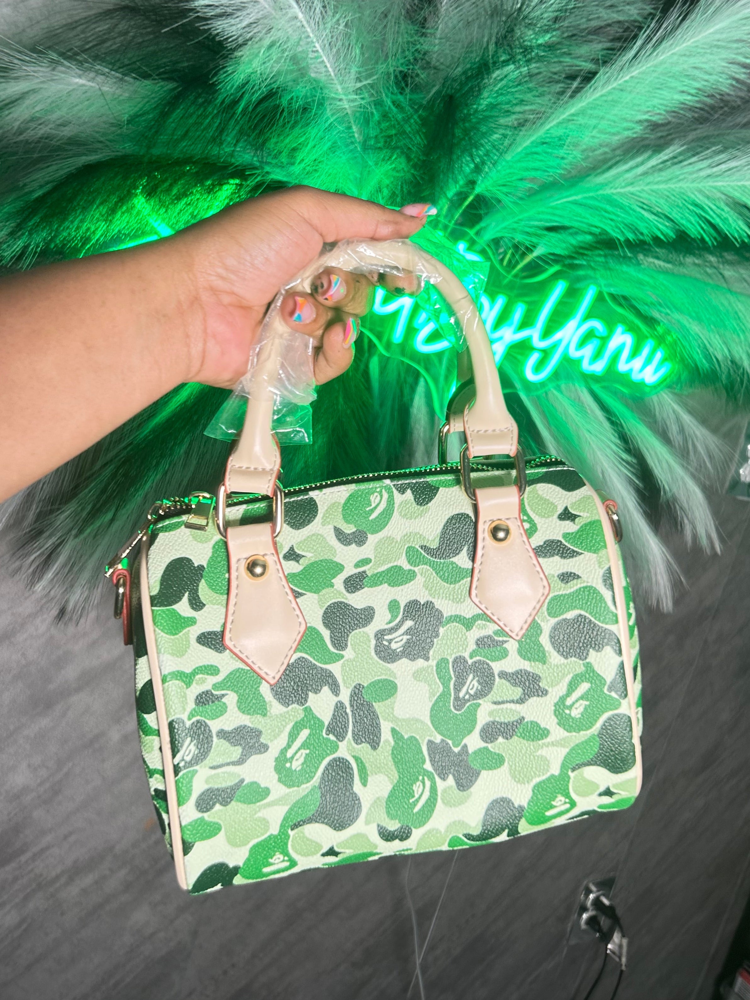 Green BAPE Mini Speedy