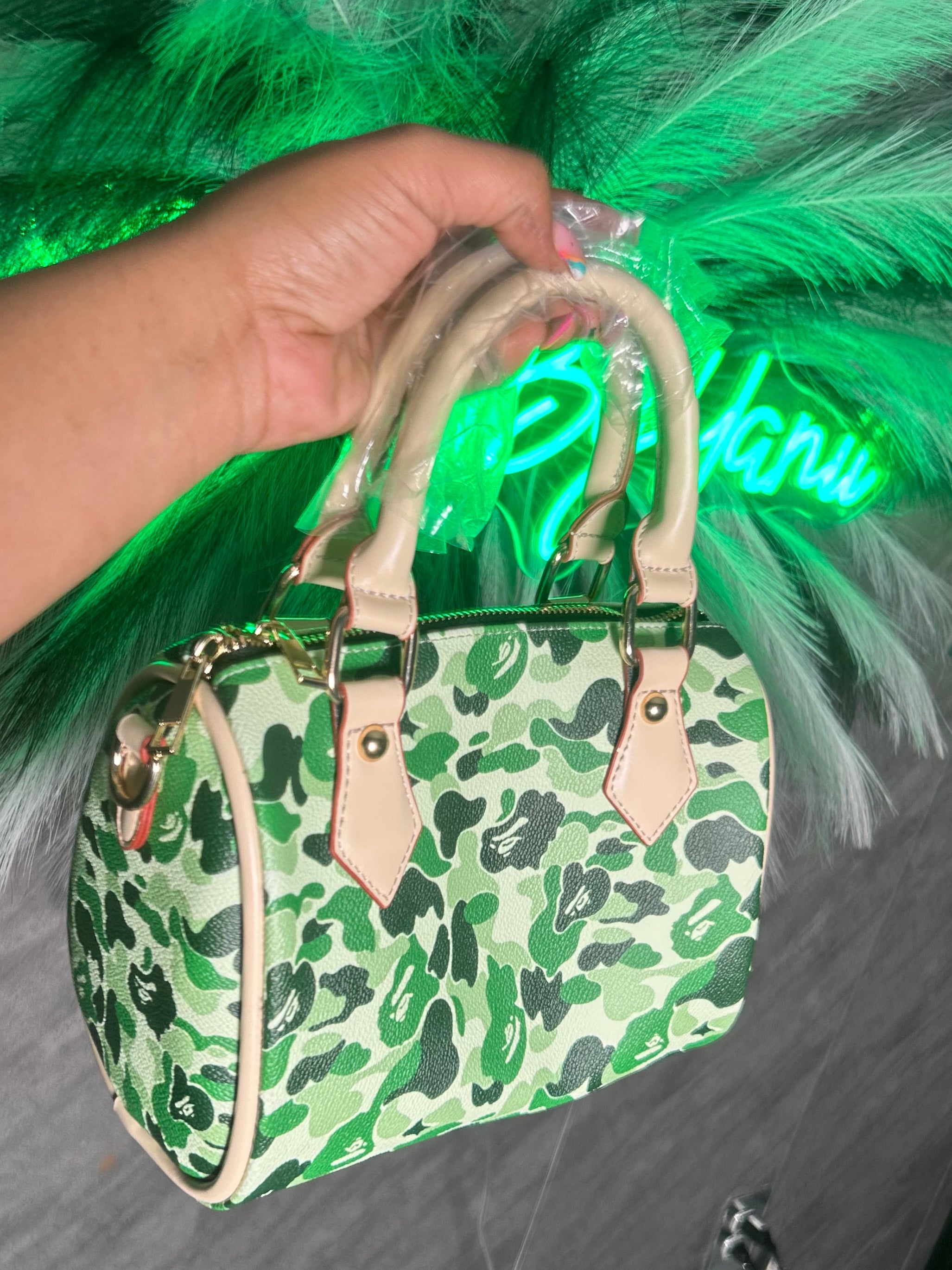 Green BAPE Mini Speedy