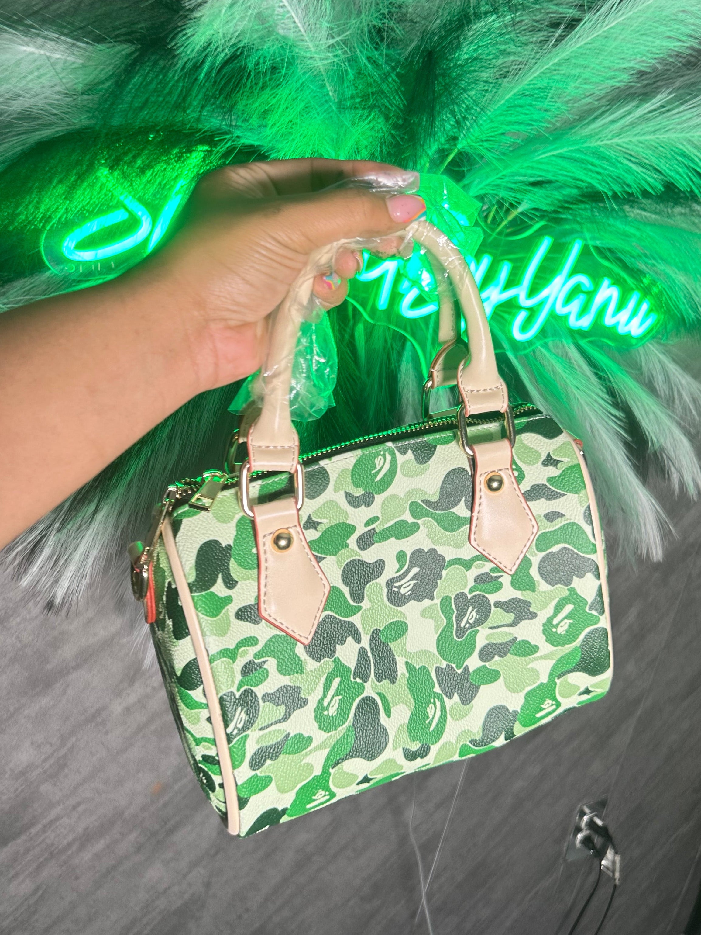 Green BAPE Mini Speedy